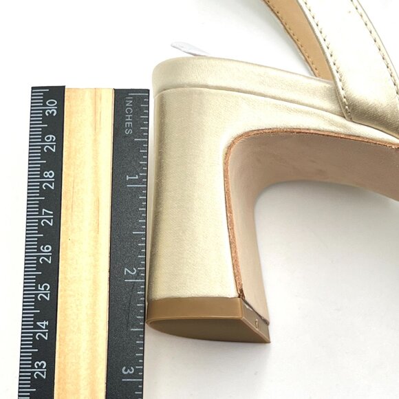 Badgley Mischka Size 7.5 Marsha Ivory White Jeweled Dress Sandals Heels Shoes - Picture 13 of 13